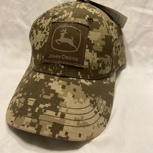 John Deere Velcro Dad Hat